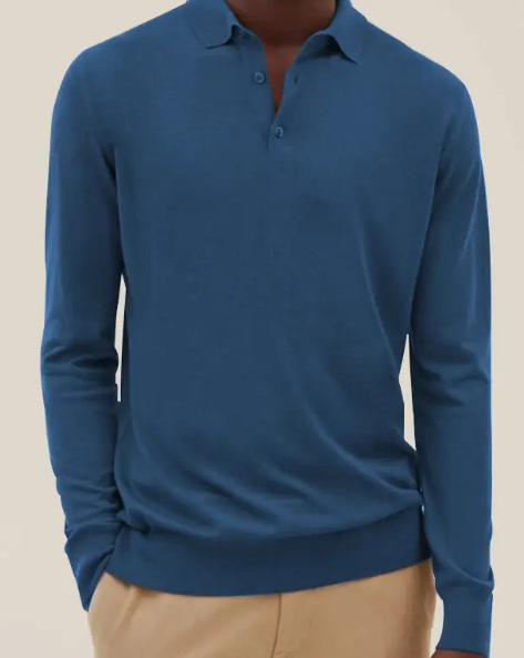 Polos | Mens Polo Collar Cashmere Sweater Clothing Mens